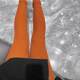 2024 autumn and winter new fashion European candy color slimming and warm knitted leggings for women versatile stretch-foot pants