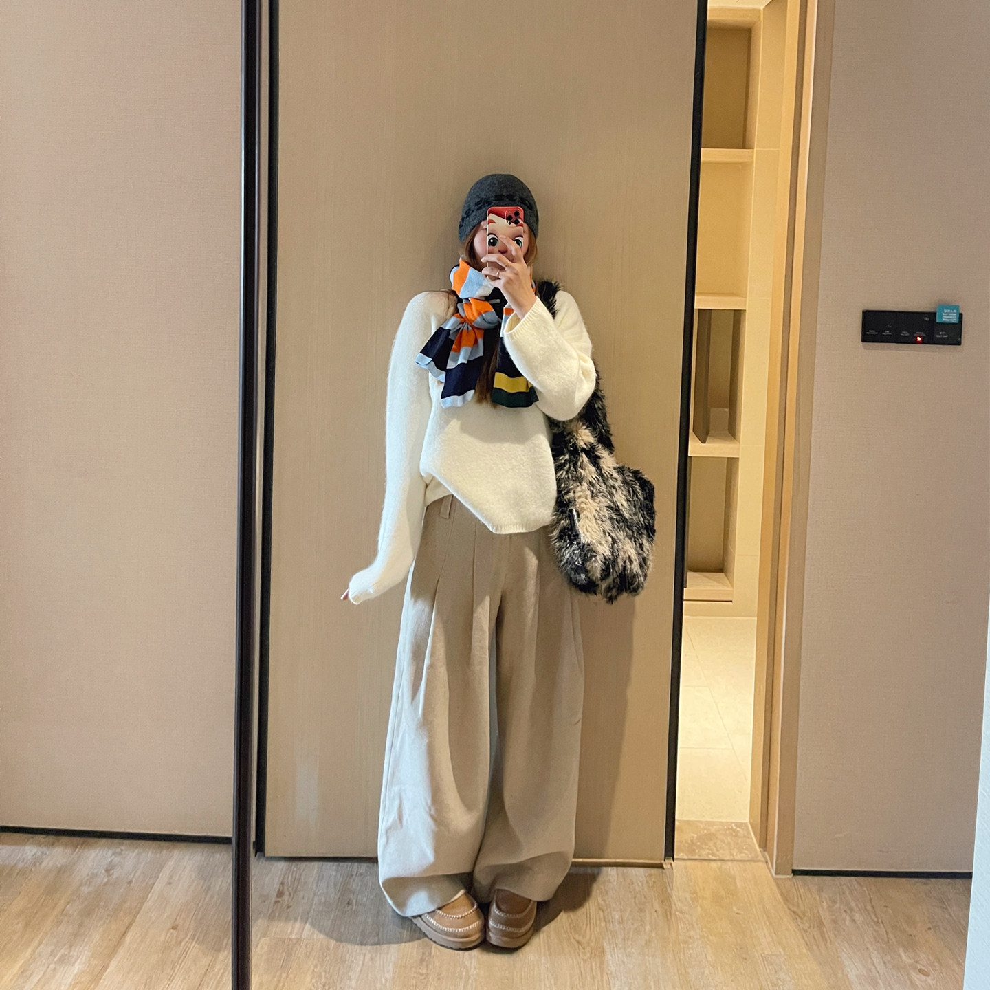 KOGIRL搭配色彩冬季撞色条纹围巾保暖围脖女柔软舒适,淘宝优惠券,粉丝福利购,淘宝优惠卷