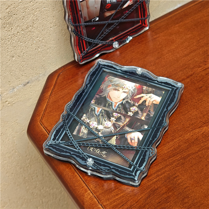 原创欧式拍立得相框三寸L判明信片亚克力谷美二次元小卡展示立牌,淘宝优惠券,粉丝福利购,淘宝优惠卷