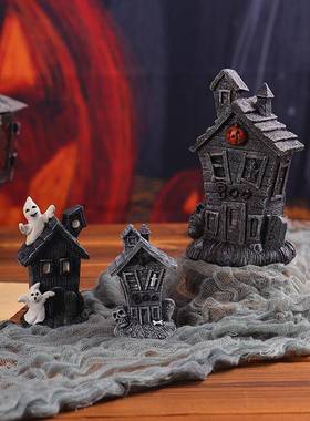 万圣节装饰派对搞怪小摆件密室逃脱鬼屋剧本杀装饰恐怖骷髅装饰品