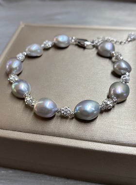 异形珍珠L.RUBY女巴洛克通勤灰