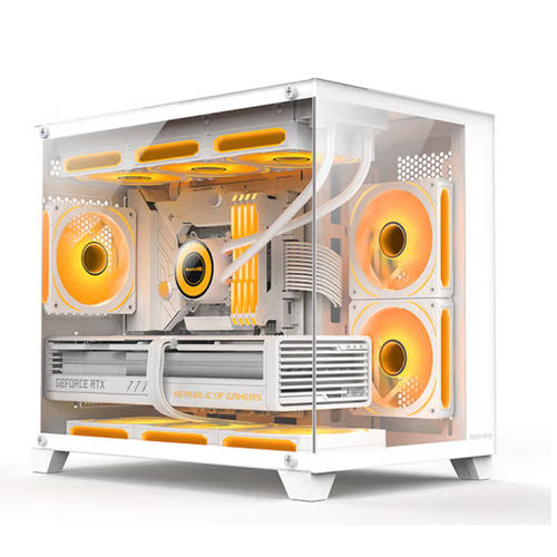 台式电脑主机i714700KF吃鸡游戏高端5070水冷组装机高配RTX5060TI - 图1