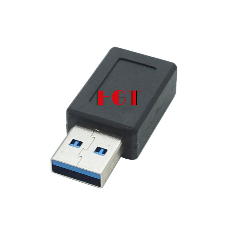 USB3.0 Type-C转接头type-c母转usb公标准3.0传输速度 USB3.1头-图0