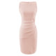 ຄວາມງາມທີ່ສະຫງ່າງາມ smocked hip-hugging dress