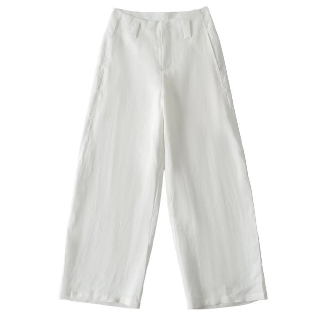 ໂສ້ງຂາກວ້າງຂອງແມ່ຍິງ linen scimitar
