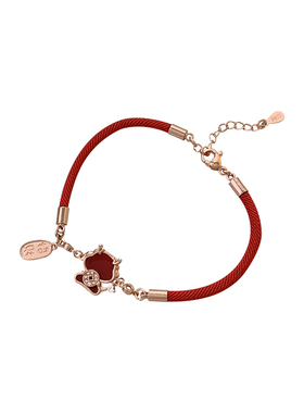 龙年本命年手绳红色手链精致招财