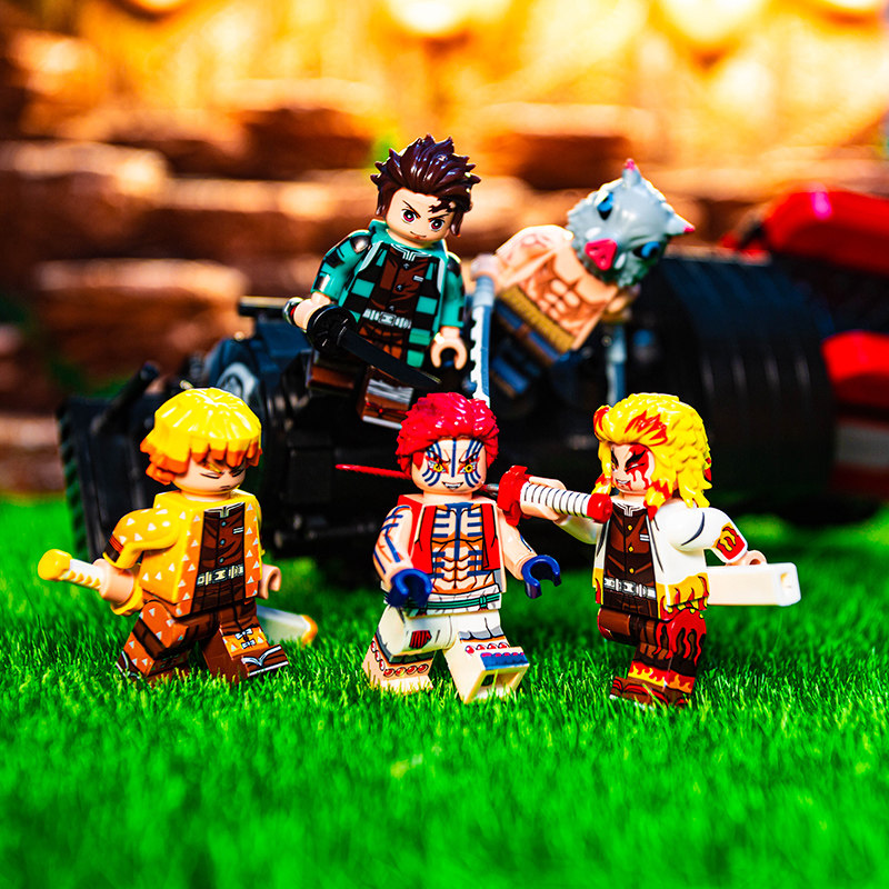 鬼灭之刃我妻善逸小人仔儿童拼装玩具动漫系列人物适用于乐高积木,淘宝优惠券,粉丝福利购,淘宝优惠卷
