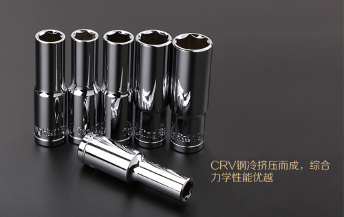 拓进Toolking小飞 6.3mm系列六角长套筒商用薄壁五金汽修维修工具 - 图2