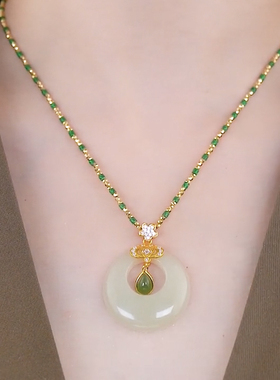 爆款水滴之心吊坠项链女大公主扣