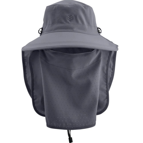 美国官网购 Coolibar 户外防晒帽360度防护防紫外线帽UPF50+02365 - 图1