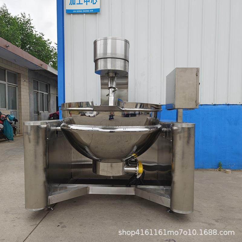 电加热火锅底料行星炒锅雪花酥加工设备自动出料炒菜机预制菜加工,淘宝优惠券,粉丝福利购,淘宝优惠卷