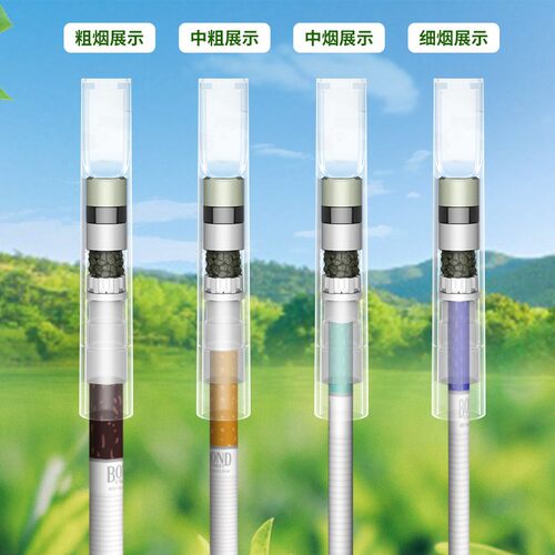 zobo正牌烟嘴过滤器中粗一次性抛弃型21重男香菸粗中细四用过滤嘴 - 图1