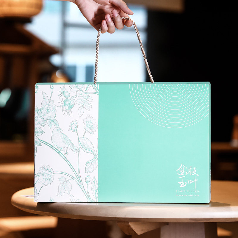 原创中秋2020广式高档月饼包装盒 珺玲食品点心包装盒/包装袋
