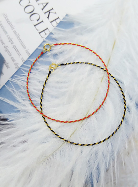 纯手工编制细款手绳手链