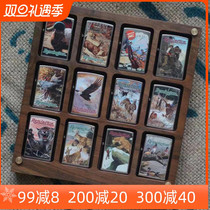 zippo containing box empty box collection show solid wood black peach wood gift box 8 machine position 12 machine position 18 without lighter