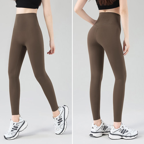 鲨鱼裤女外穿春秋夏季薄款九分打底裤收腹提臀紧身大码运动瑜伽裤 - 图3