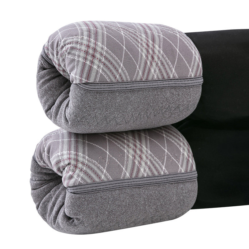 蚕丝冬季外穿加绒高腰踩脚打底裤 沪元素打底裤