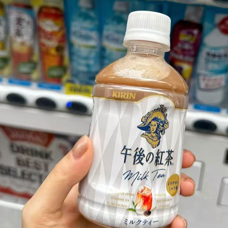 日本进口麒麟KIRIN茶饮料柠檬味午后红茶奶茶小瓶装280ml - 图1