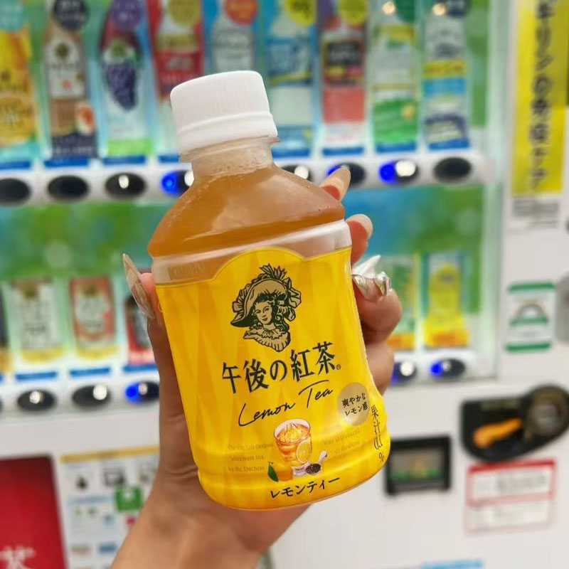 日本进口麒麟KIRIN茶饮料柠檬味午后红茶奶茶小瓶装280ml - 图0