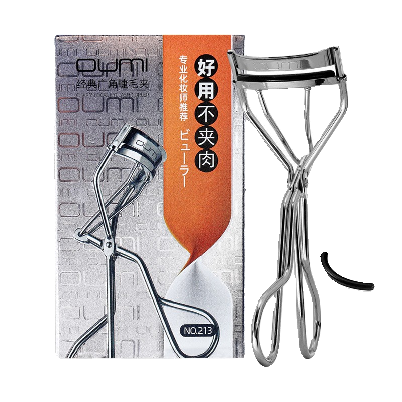 oumi欧谜专业胶垫睫毛夹子局部定型持久卷翘新手初学者化妆师专用,淘宝优惠券,粉丝福利购,淘宝优惠卷