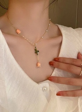 女新款铃兰花套装饰品