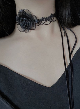 系带女仙女项链锁骨链批发