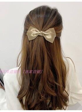 日韩甜美蝴蝶结马尾夹hairclip
