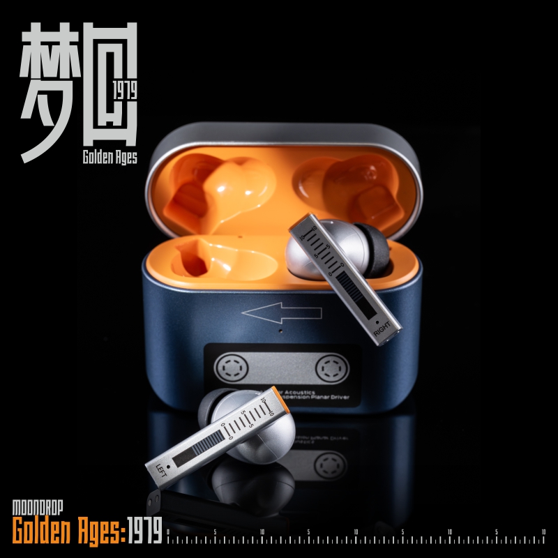 【新品】水月雨梦回/Golden Ages入耳式真无线主动降噪蓝牙耳机 - 图0