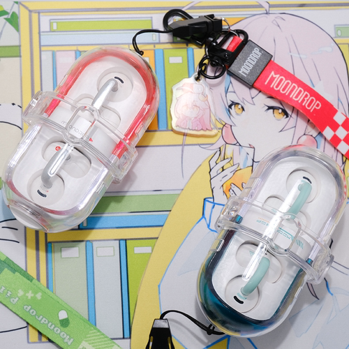 适用于水月雨药丸pill音乐胶囊通用耳机保护套透耐磨防摔全包裹 - 图1