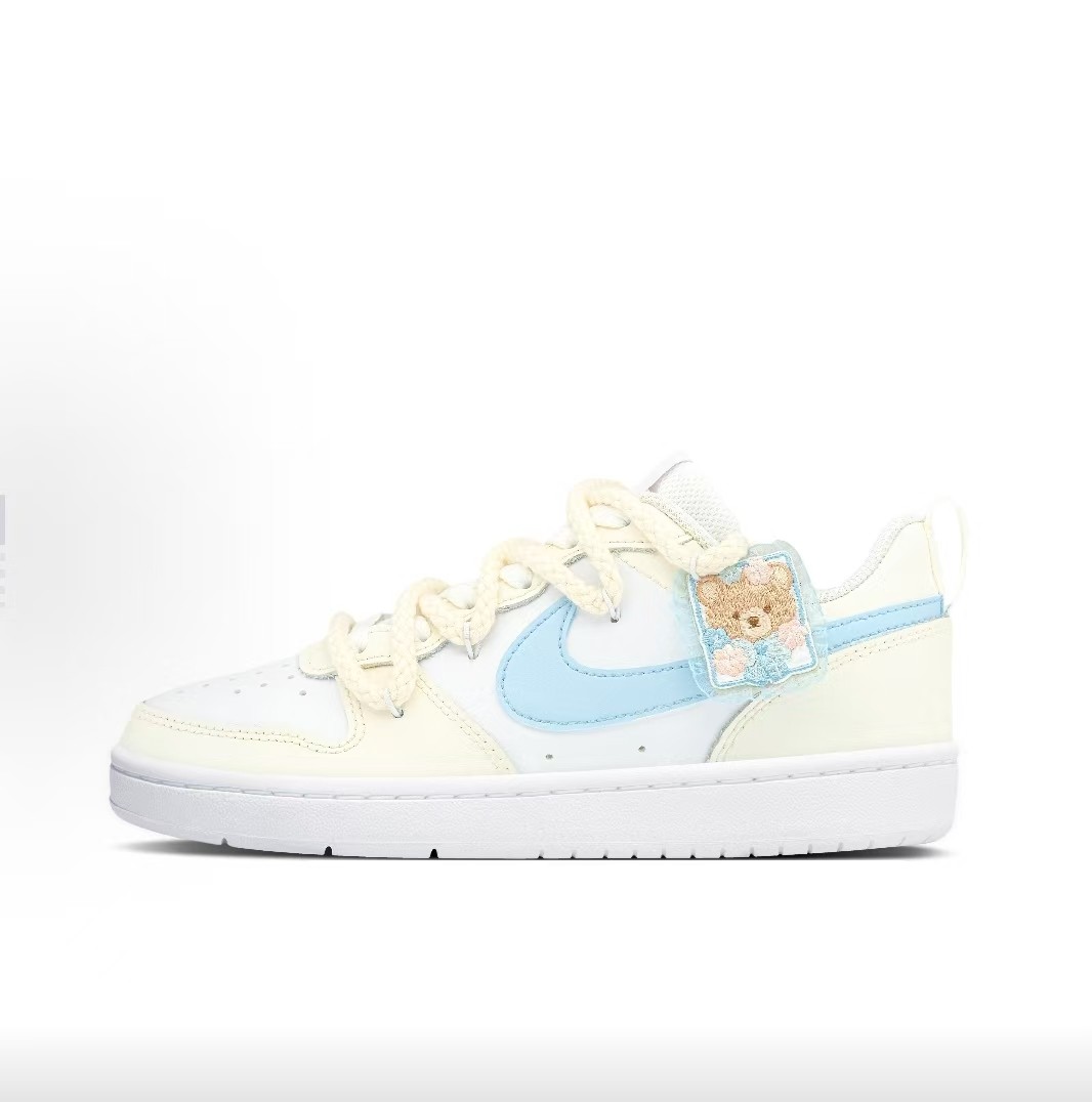 【定制球鞋】Nike Court Borough 懒猫缝纫机 小熊蛋挞,淘宝优惠券,粉丝福利购,淘宝优惠卷