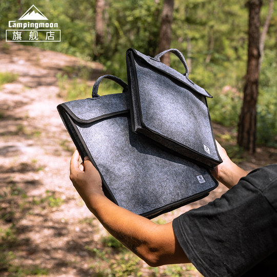 Сумка для хранения сковороды Koman GRW-33-B, утолщенная износостойкая пластина для барбекю, универсальная сумка, противоударная сумка для оборудования