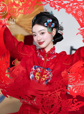 新中式新娘结婚秀禾头饰