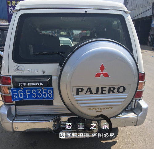 三菱奇兵黑金刚帕杰罗长丰猎豹飞腾 普拉多不锈钢备胎罩 改装专用 - 图2