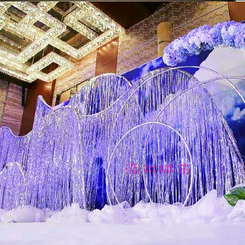 Декоративная вечеринка по случаю дня рождения декоративное фоновая стена дождь шелковая занавес