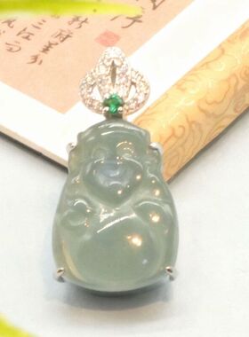 货佛公翡翠多样性锁骨其一项链