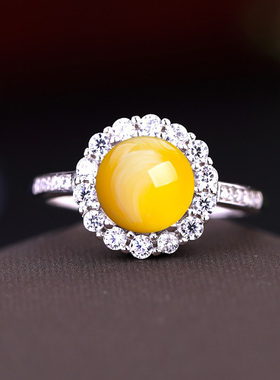 S925纯银戒指空托女款镶嵌DIY