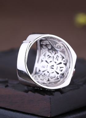 S925纯银戒指空托男女款戒指托