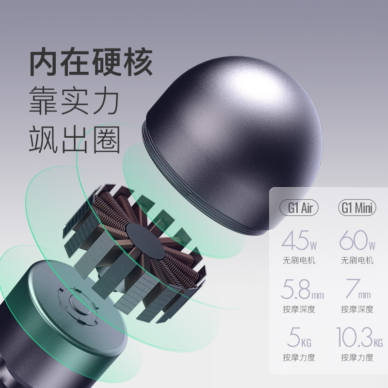 keep筋膜枪迷你肌肉电动小型按摩器 keep筋膜枪