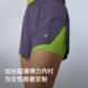 Keep women's quick-drying antibacterial storage fitness running shorts