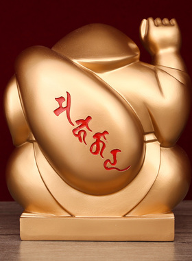 现货正品李居明2026马年吉祥物财神惠比寿摆件客厅办公室招财摆设