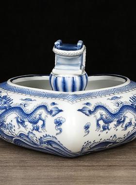 李居明吉祥物四海龙王水摆件