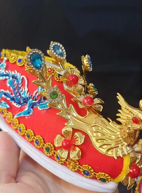 泰山奶奶鞋供奉还愿鞋老母绣花鞋妈祖观音王母娘娘凤鞋菩萨鞋神鞋