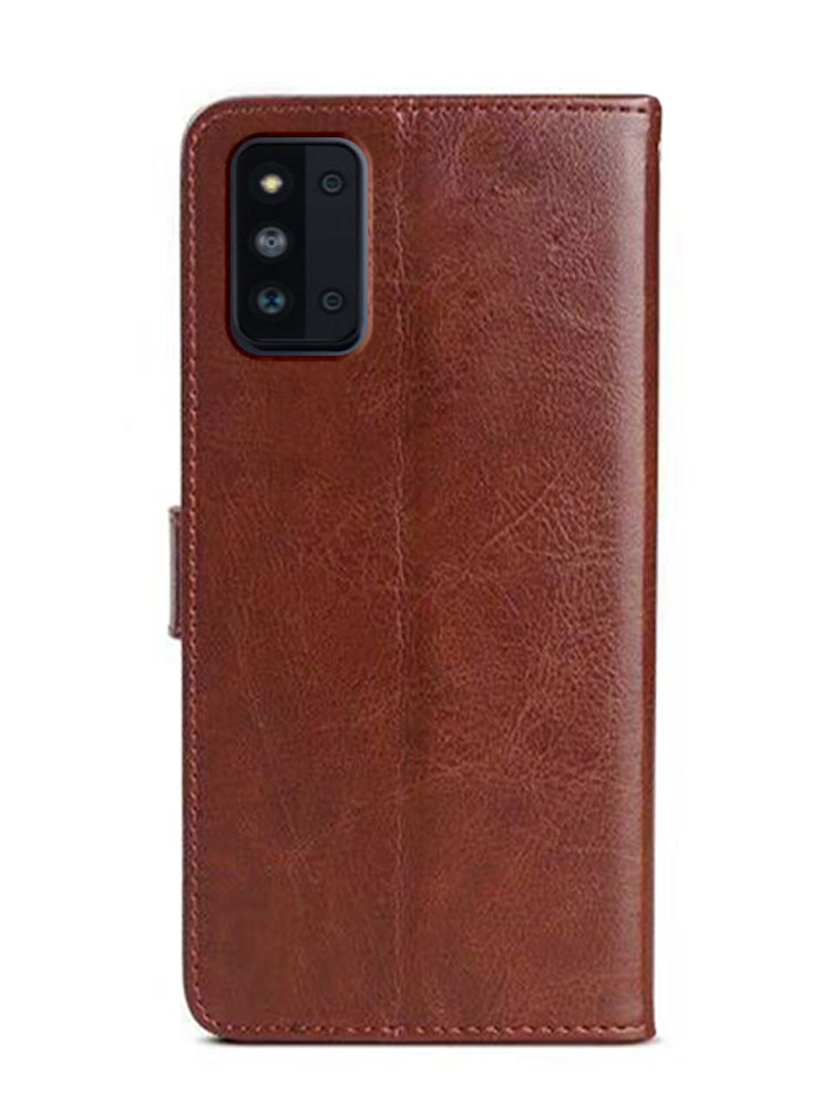 Suitable for Samsung F52 mobile phone case Galaxy F525G protective leather case SAMSUNGF52 men's and women's SM-E5260 clamshell case sme526o all-inclusive edge anti-fall silicone soft business 5G