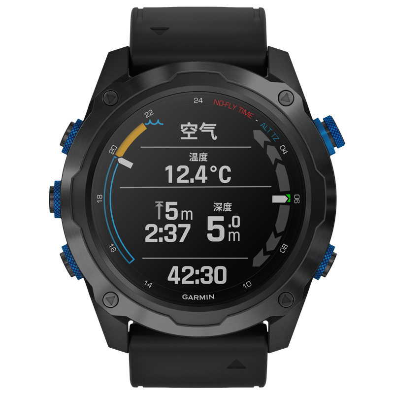 Garmin佳明Mk2MK2I心率多功能户外运动导航潜水电脑表自由潜含GPS - 图3