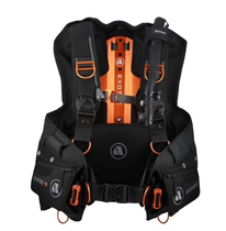 APEKS 23 years new UK imports EXOTEC jacket alloy Back Fly Single Bottle Black Orange Spot