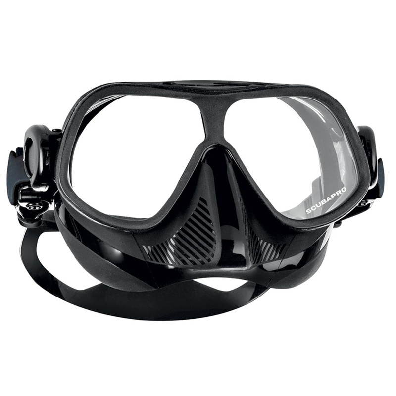 美国Scubapro Steel自由潜水面鏡湿式玻璃面罩低容积水肺浮潜硅胶-图3