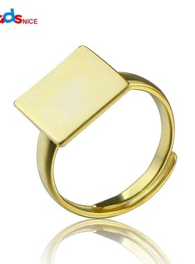 雅缤女士925银简约光面戒指