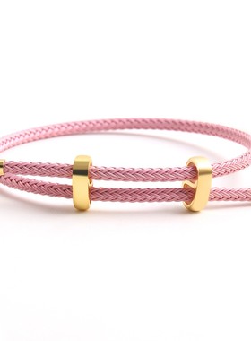 雅缤女不锈钢未镶嵌简约手链