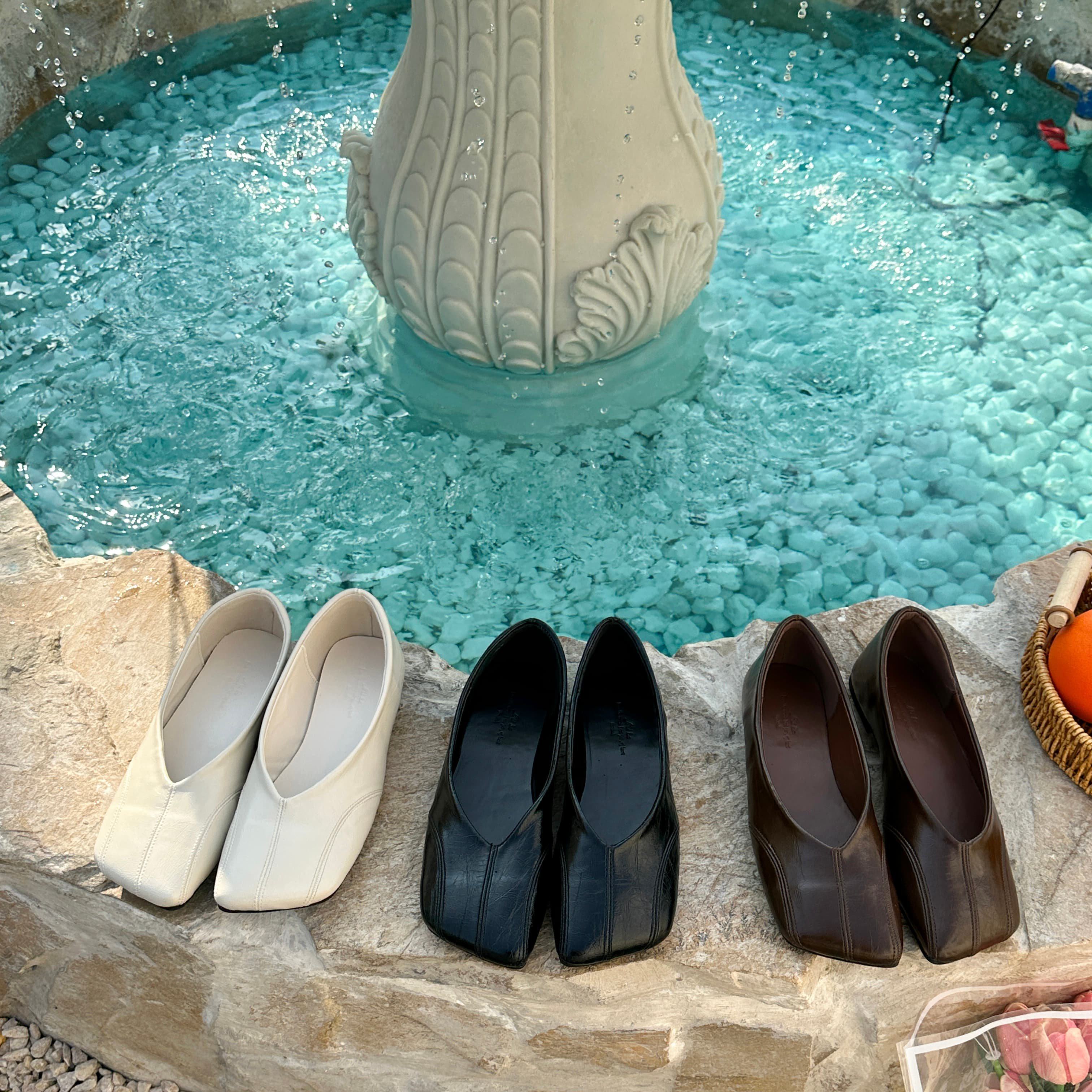 法式温柔风方头浅口玛丽珍单鞋女平底一脚蹬通勤软底英伦风小皮鞋,淘宝优惠券,粉丝福利购,淘宝优惠卷