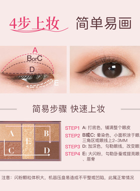 CANMAKE五色珠光眼影盘